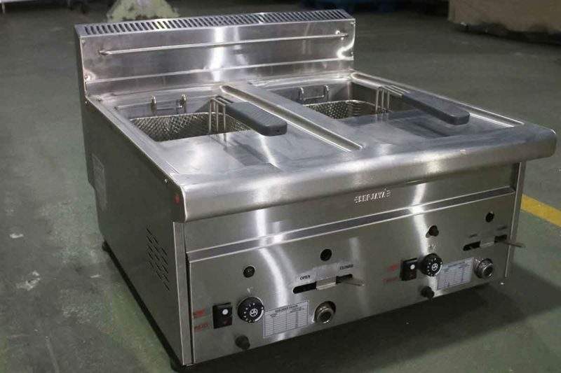 Berjaya Stainless Steel Gas Deep Fryer (GDF11D) Multi Flashindo Karisma