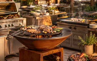 jenis panggangan barbeque untuk restoran dan outdoor dining