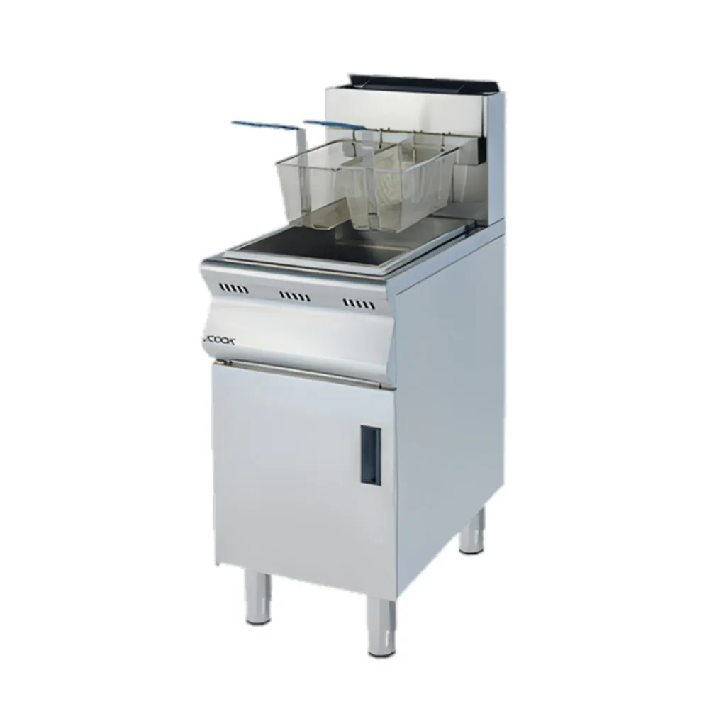 jcook gas deep fryer gdf-2b tampak depan