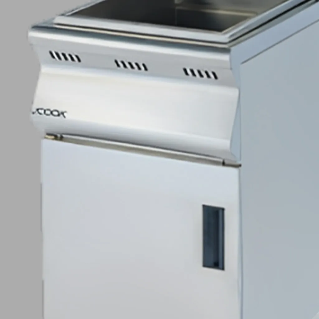 detail oil tank fryer stainless steel