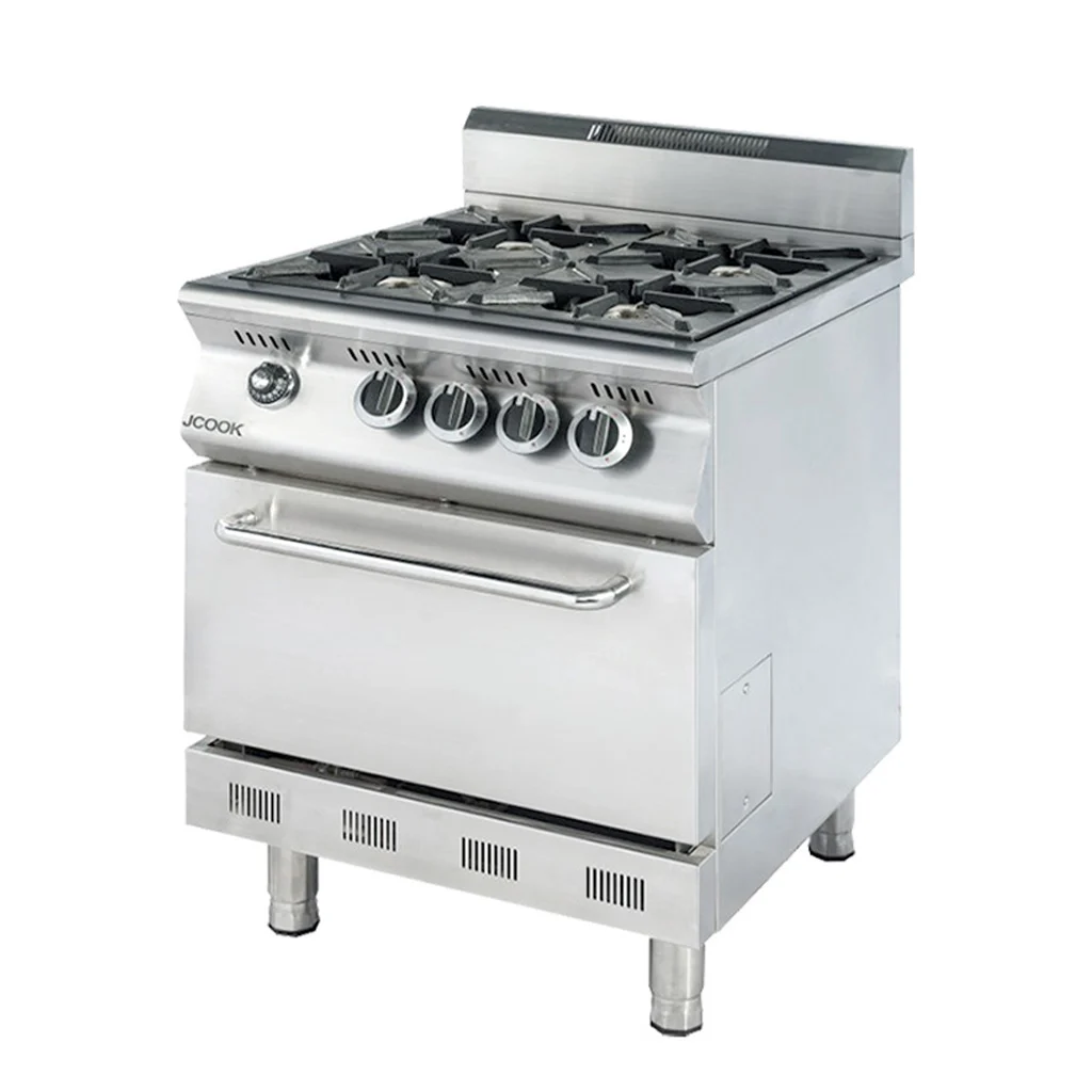 JCOOK - Gas Stove Oven 4 Burner - GS4B-OV