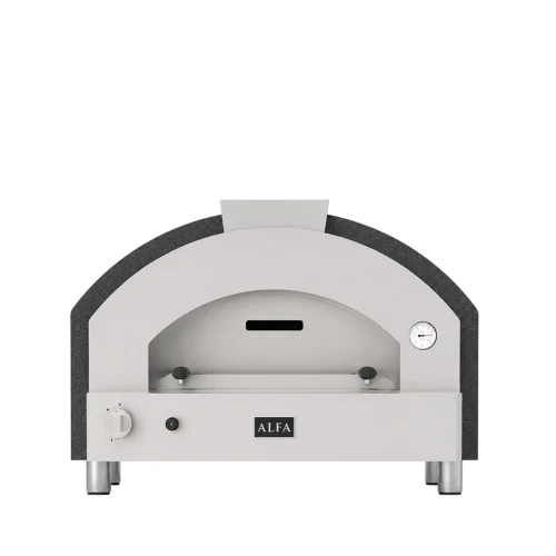 Alfa Forni Wood Fired Pizza Oven Quick 2 Pizze Silver Gray untuk restoran dan pizzeria oleh PT Multi Flashindo Karisma