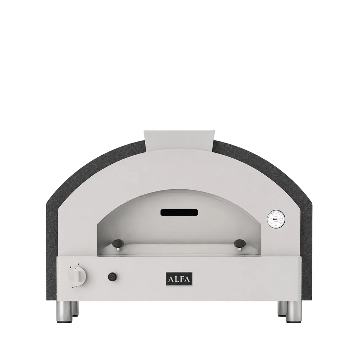 Alfa Forni Wood Fired Pizza Oven Quick 2 Pizze Silver Gray untuk restoran dan pizzeria oleh PT Multi Flashindo Karisma