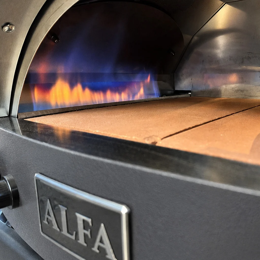 ALFA FORNI – GAS PIZZA OVEN – MODERNO 1 PIZZE (GREY) - Image 3