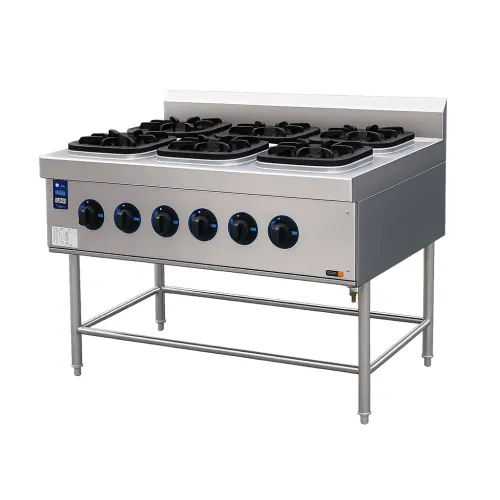 huiquan 6 burner gas stove xqg series tampak depan