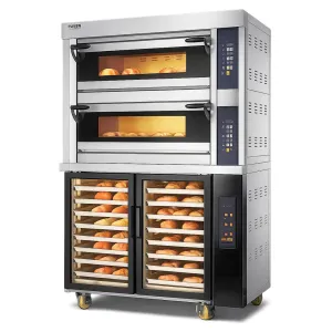 deck oven with proofer meichu mge 2412s tampak depan