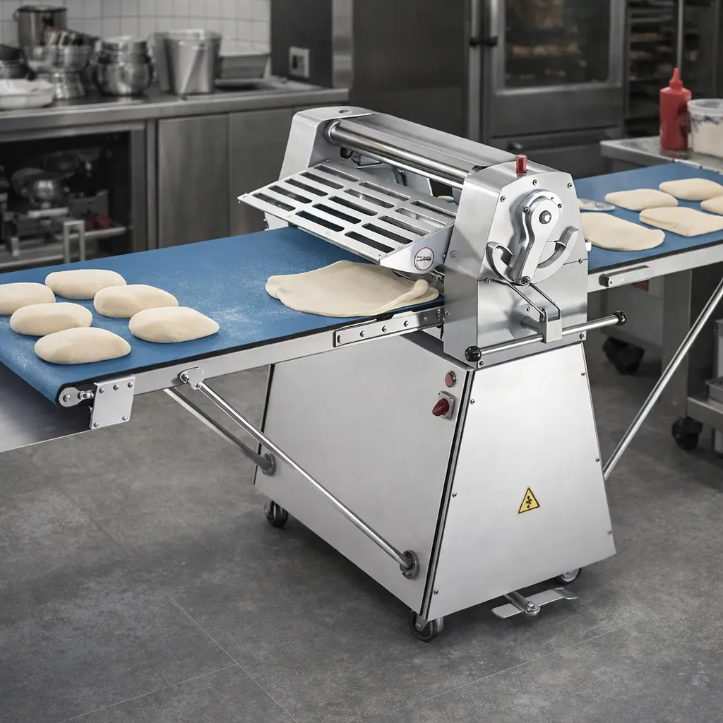 dough sheeter untuk puff pastry dan bakery