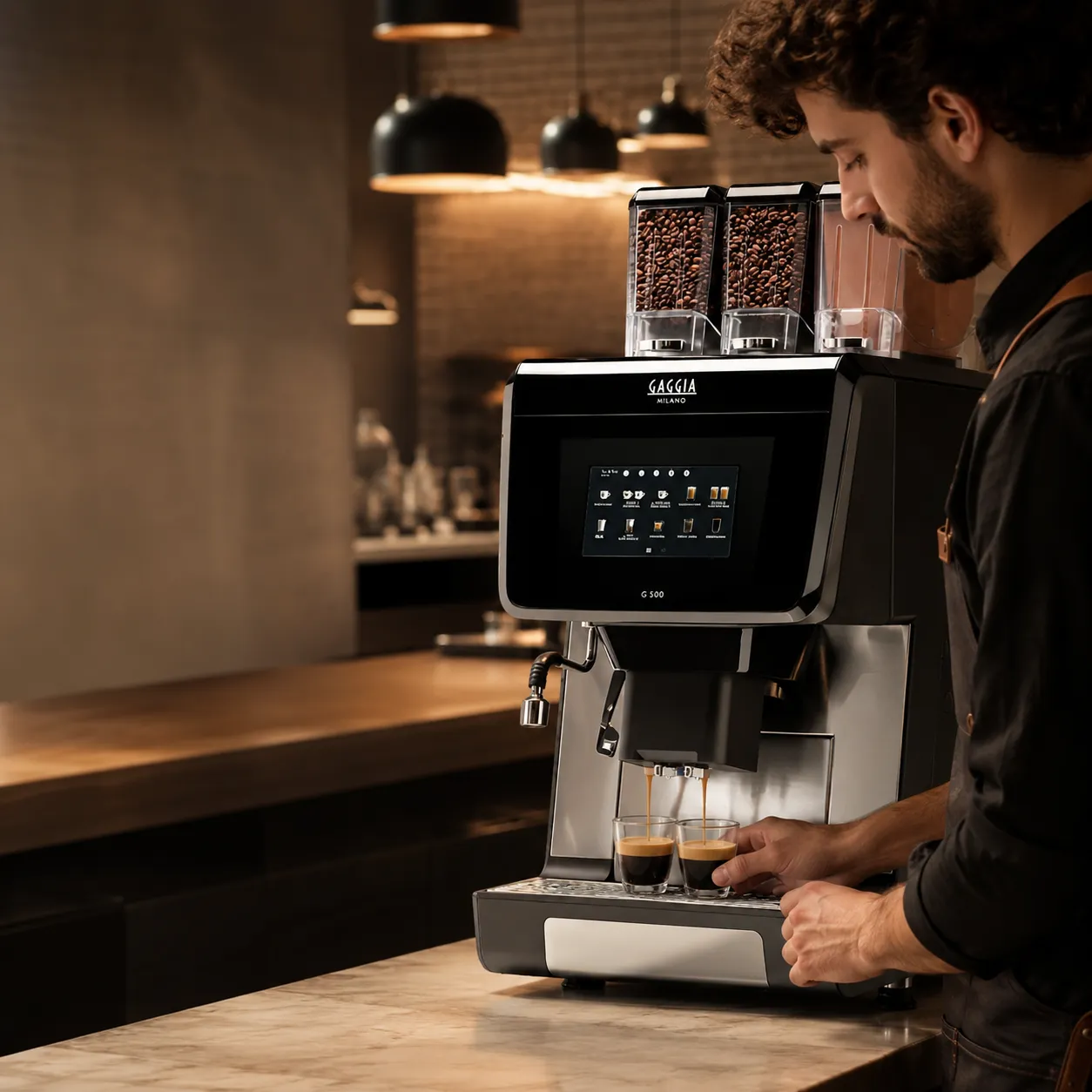 Gaggia commercial espresso machine untuk coffee shop modern
