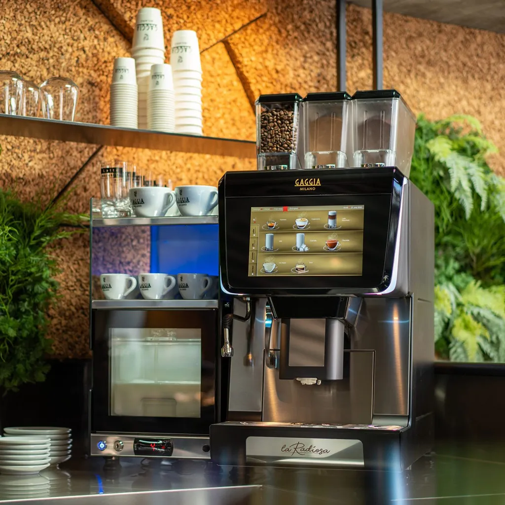 bean to cup coffee machine dengan dualmilk system