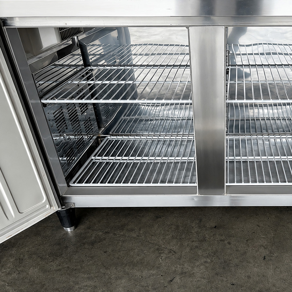 undercounter chiller stainless steel 2 door