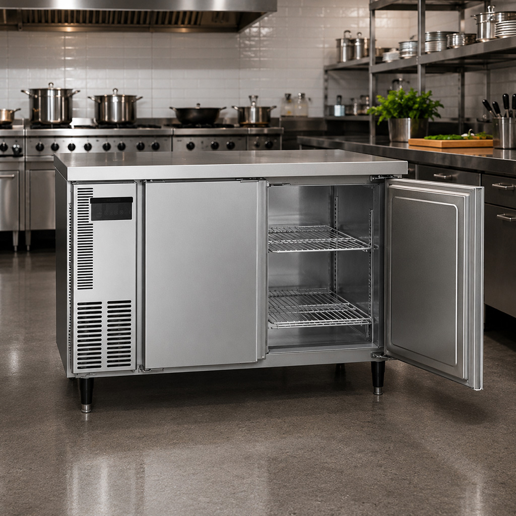 commercial undercounter refrigerator 2 pintu