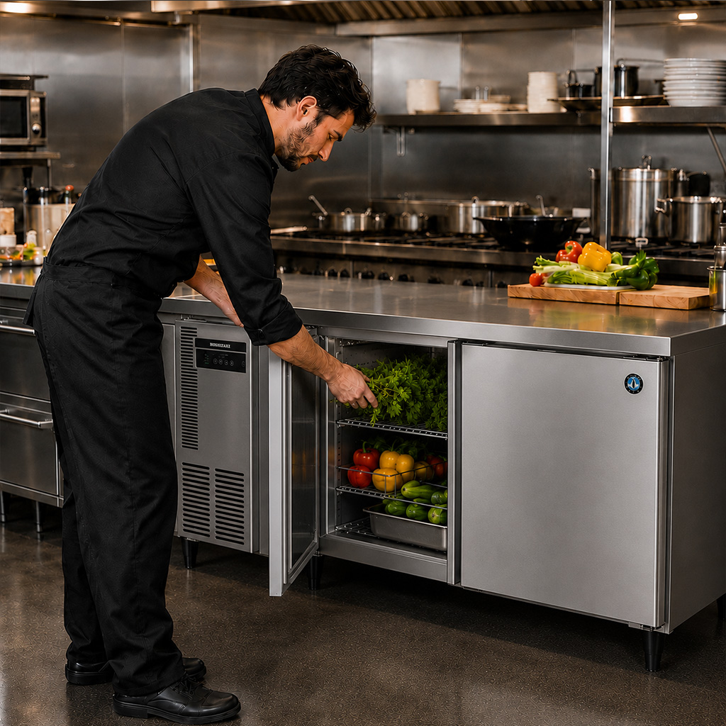refrigerator dapur profesional hoshizaki