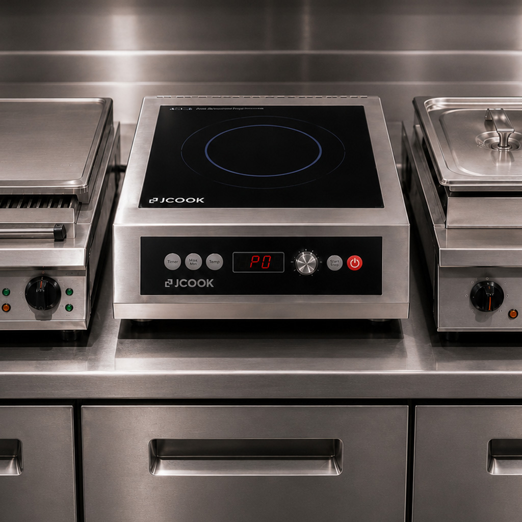 induction portable single hob jcook jh 26 tampak depan