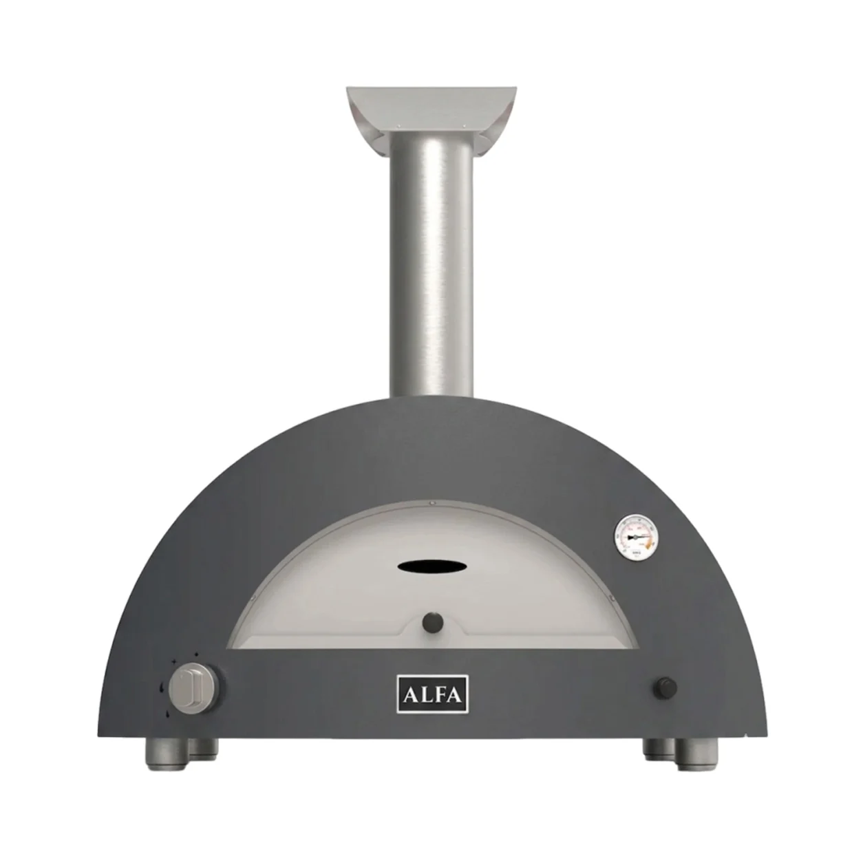 ALFA FORNI – GAS PIZZA OVEN – MODERNO 3 PIZZE (GREY)