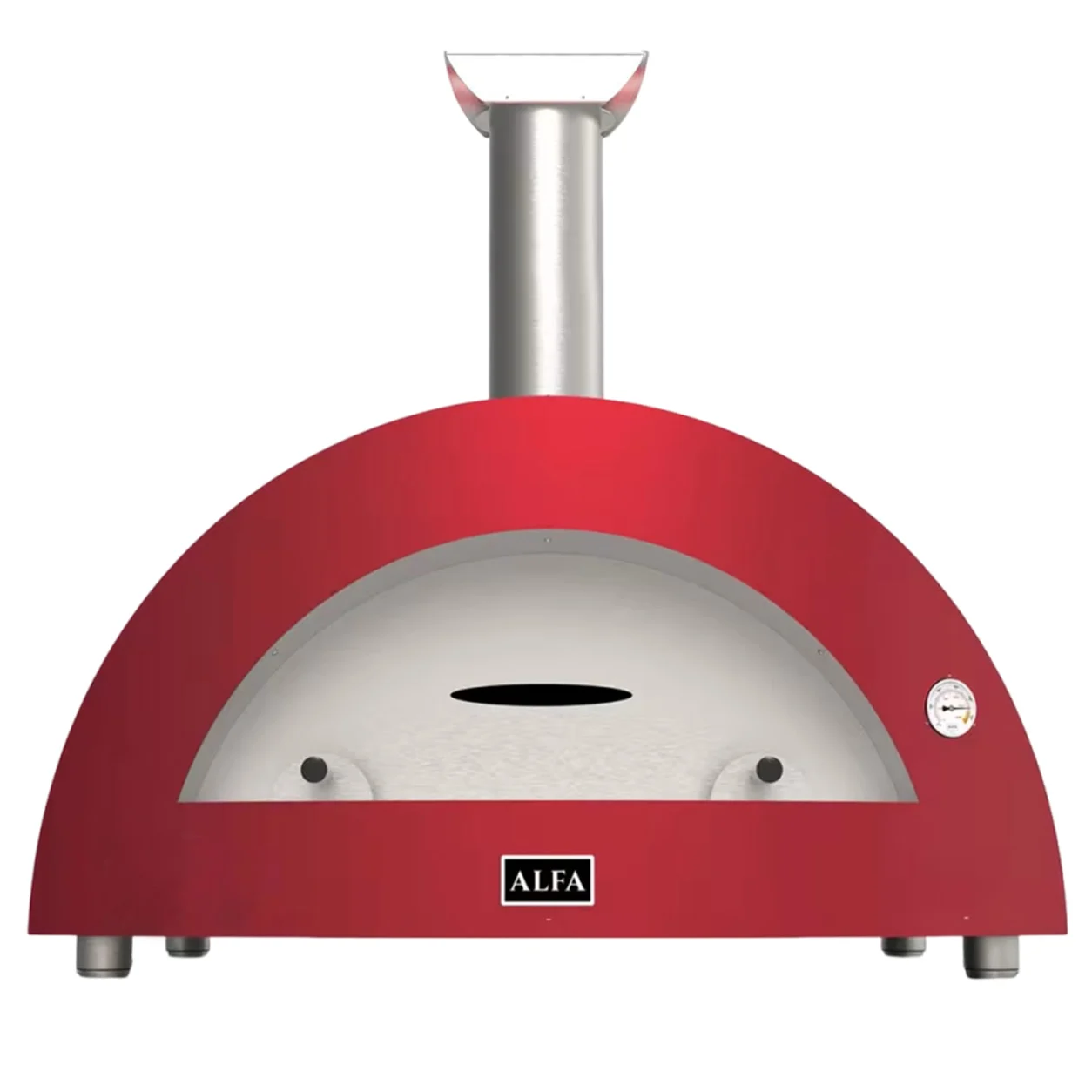 ALFA FORNI – WOOD PIZZA OVEN – MODERNO 5 PIZZE (RED)
