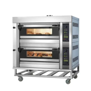 2 deck electric oven meichu mge 2y 4 tampak depan