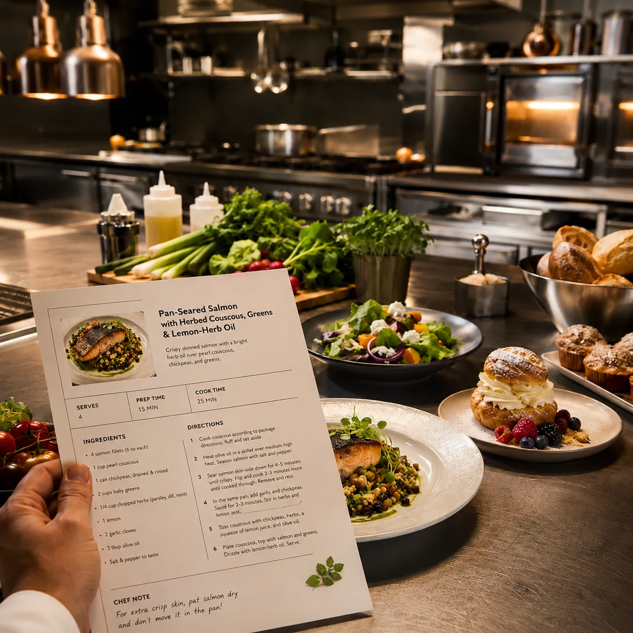 Recipes Foodservice & Menu Application | MFK