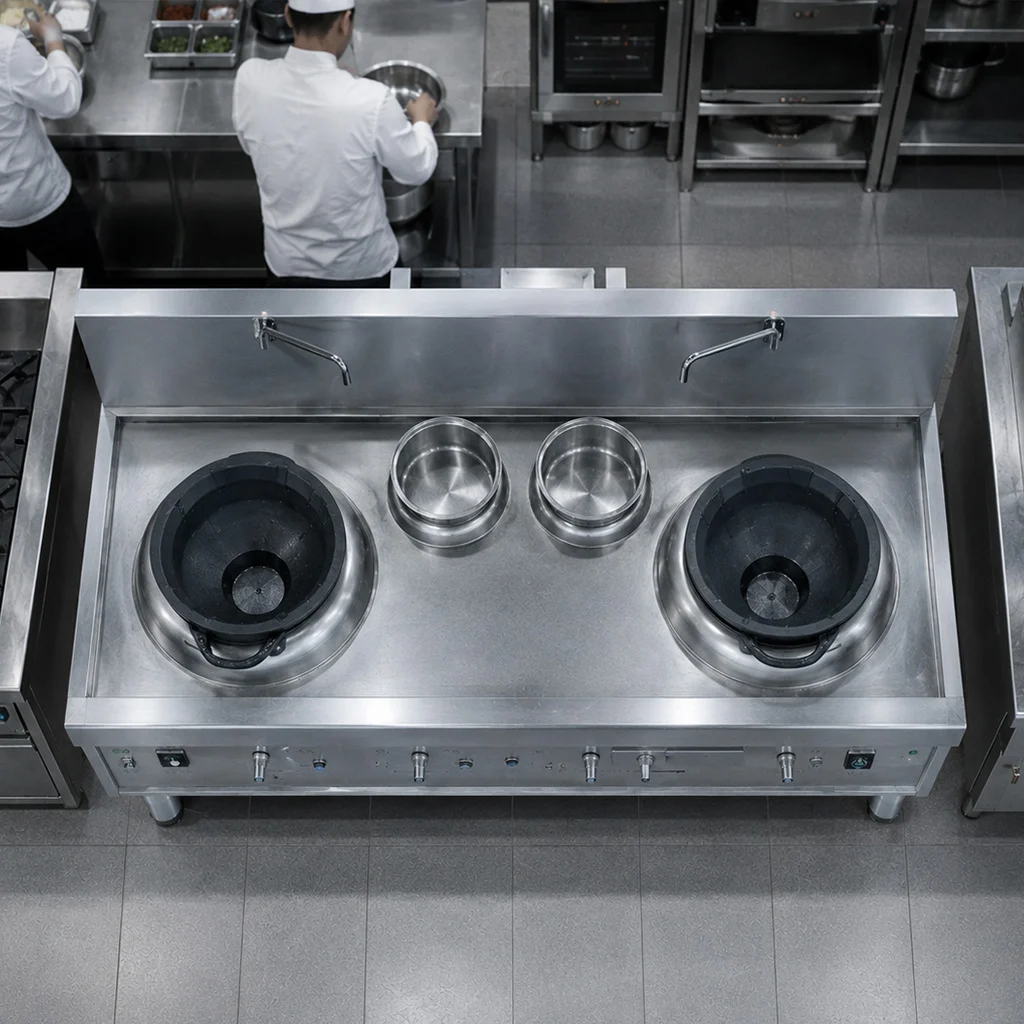 JCOOK - Gas Kwali Blower 2 Burner 2 Soup - GKB-2B - Image 3