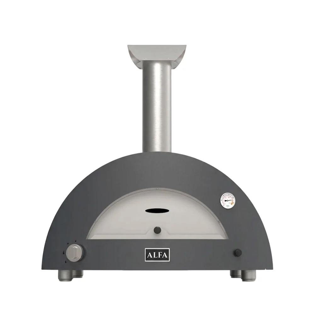 ALFA FORNI – GAS PIZZA OVEN – MODERNO 2 PIZZE (GREY)