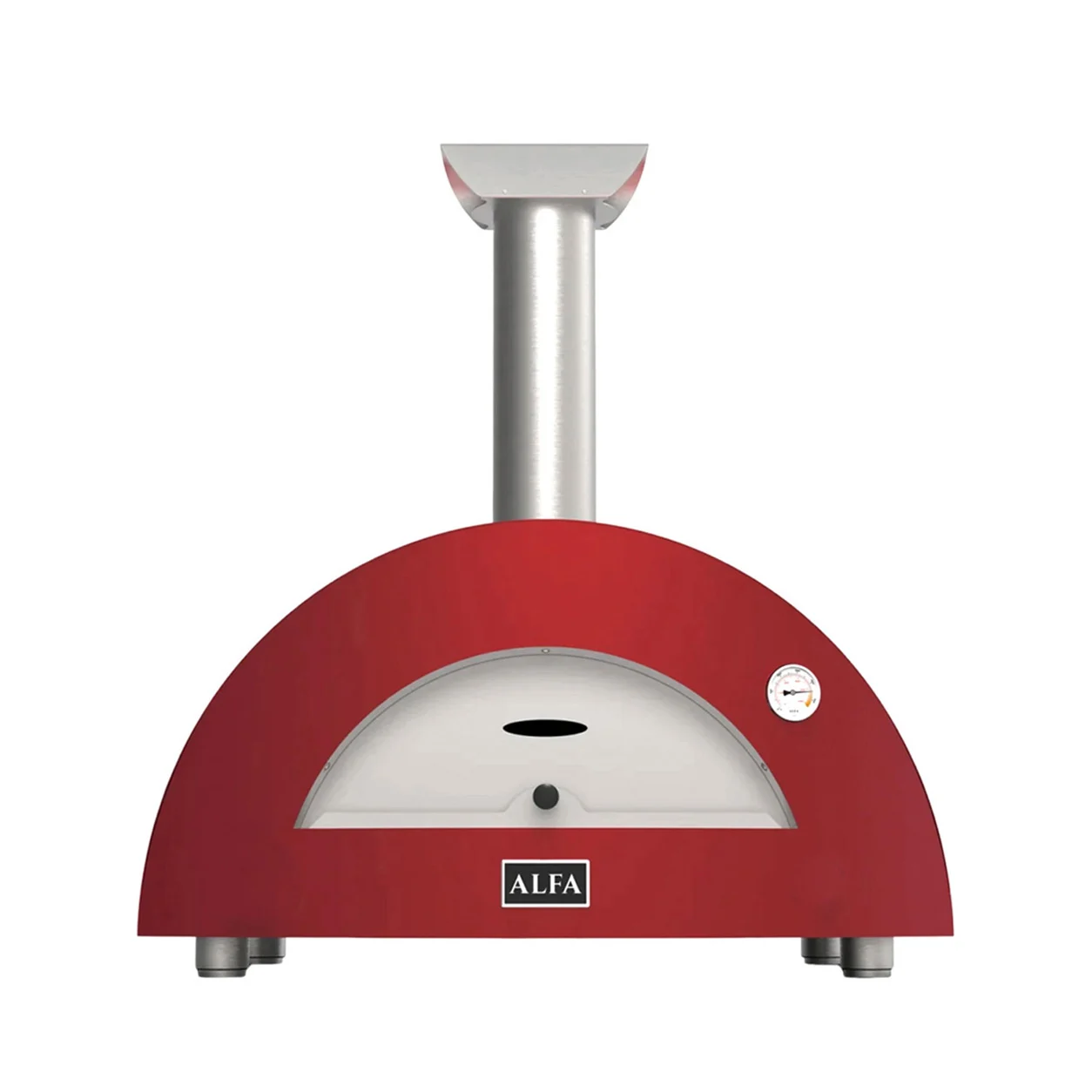 ALFA FORNI – WOOD PIZZA OVEN – MODERNO 2 PIZZE (RED)