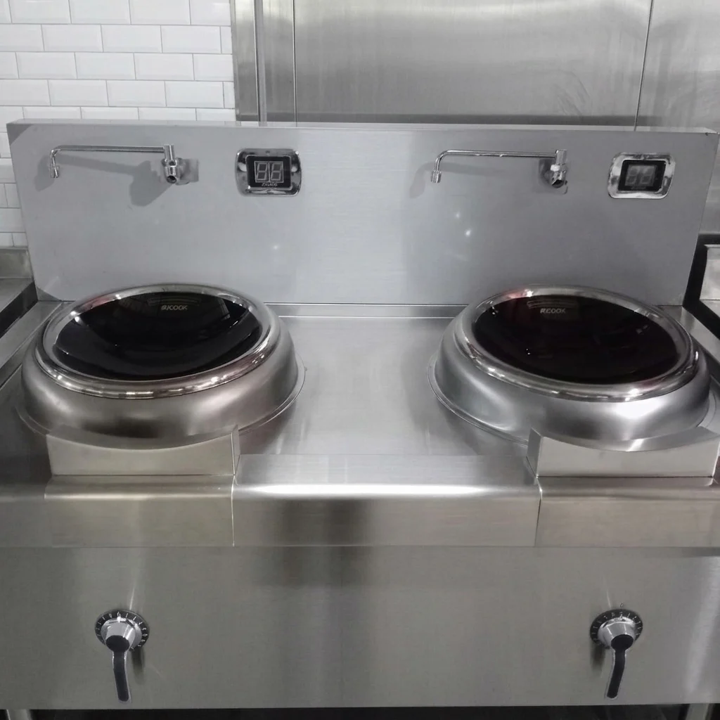 JCOOK – INDUCTION DOUBLE WOK – IWS2-08 - Image 2
