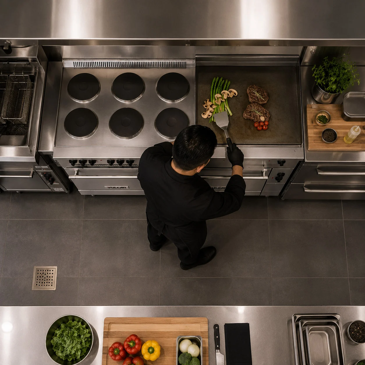 VULCAN – ELECTRIC RESTAURANT RANGE – EV60SS-6FP24G208 - Image 6