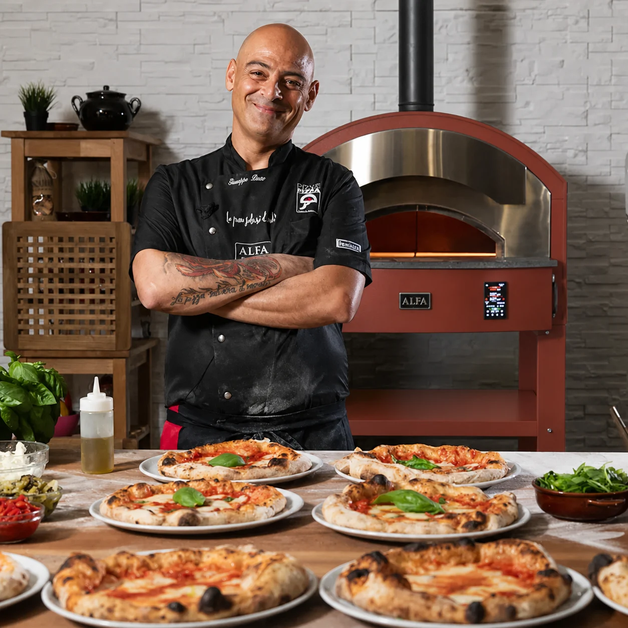ALFA FORNI – ELECTRIC PIZZA OVEN – ZENO 4 PIZZE (COPPER) - Image 3