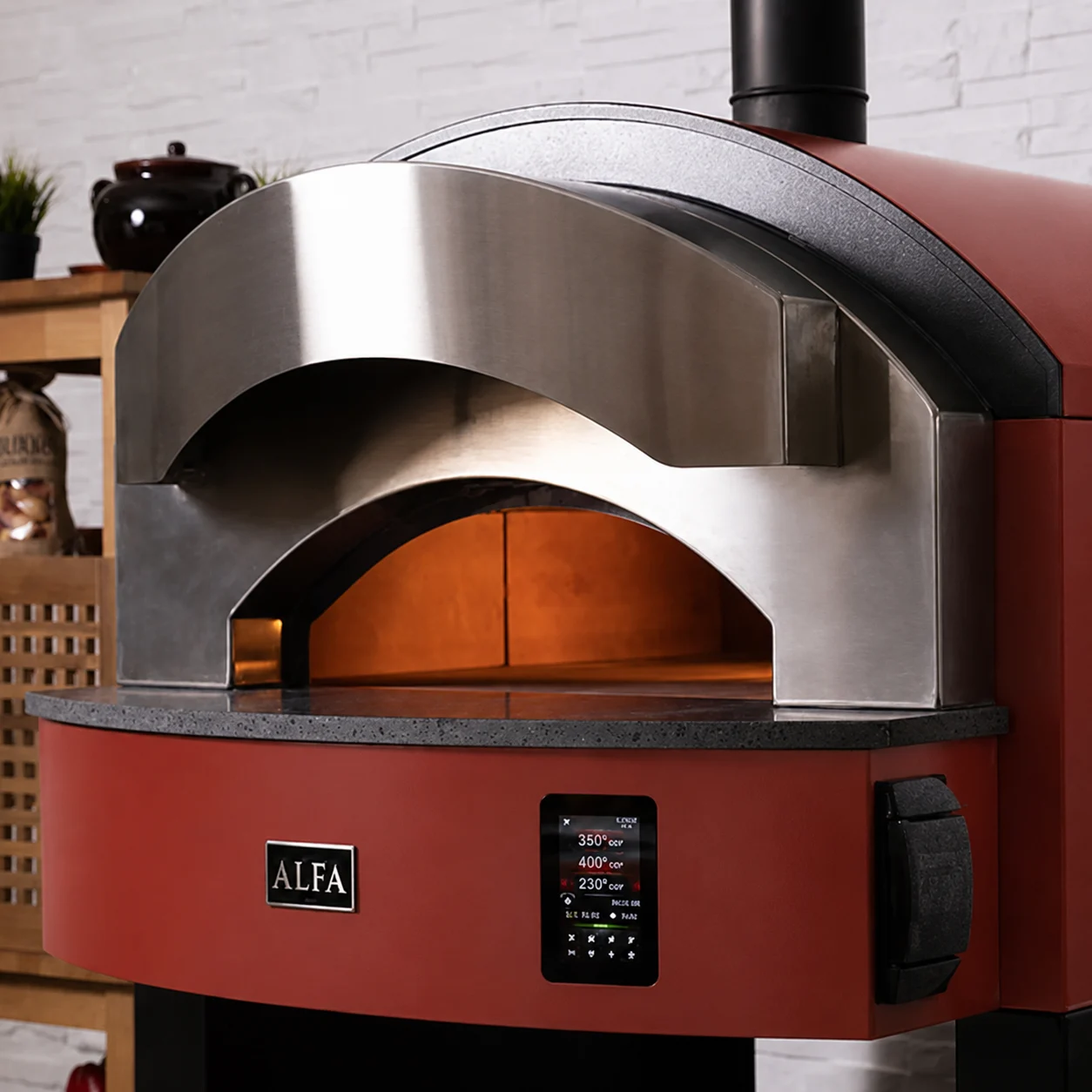 ALFA FORNI – ELECTRIC PIZZA OVEN – ZENO 4 PIZZE (COPPER) - Image 4