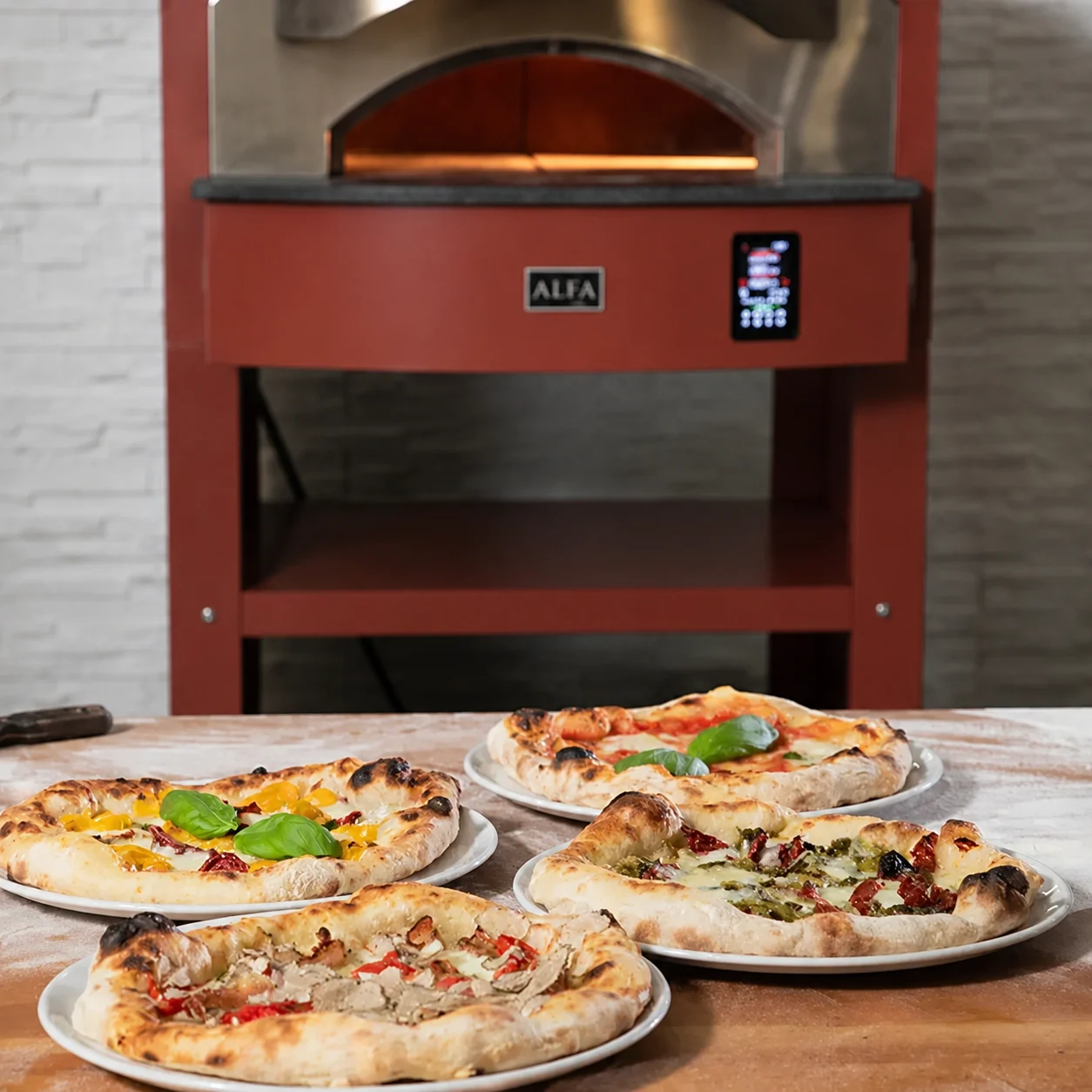 ALFA FORNI – ELECTRIC PIZZA OVEN – ZENO 6 PIZZE (COPPER) - Image 5