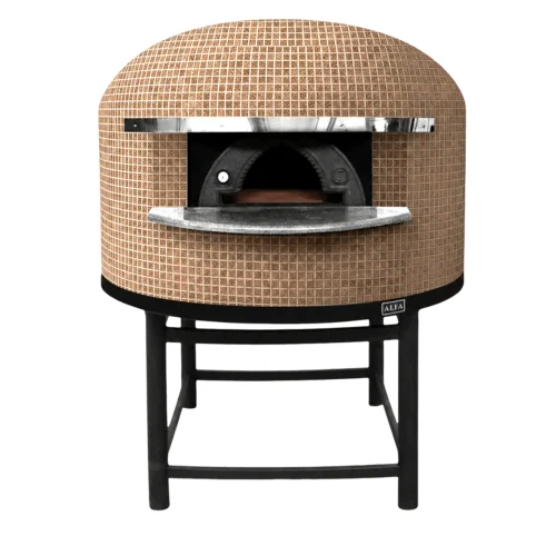 Alfa Forni Wood Fired Pizza Oven Napoli M150 Dolomite Brown untuk restoran dan pizzeria oleh PT Multi Flashindo Karisma