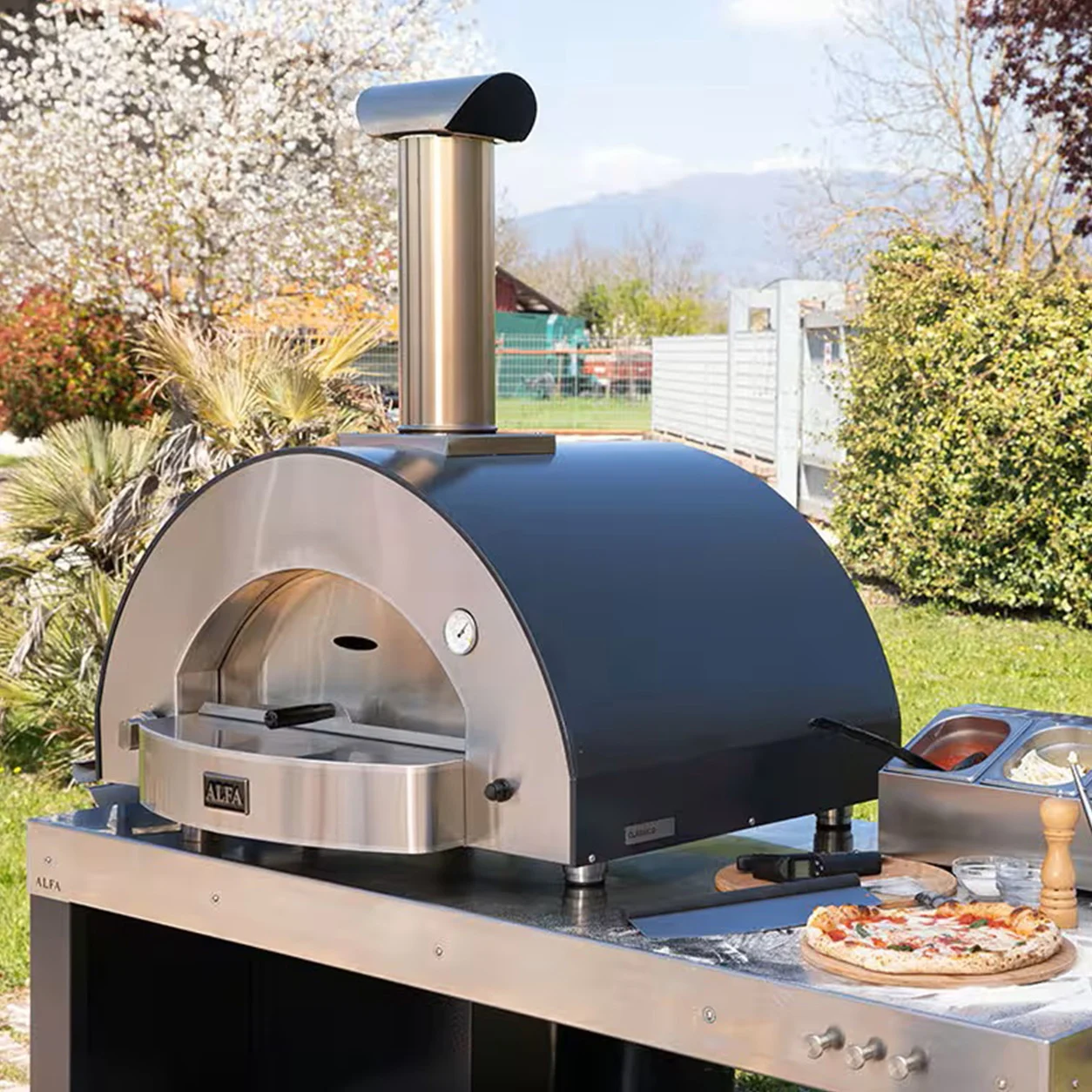 ALFA FORNI – GAS PIZZA OVEN – CLASSICO 2 PIZZE - Image 4