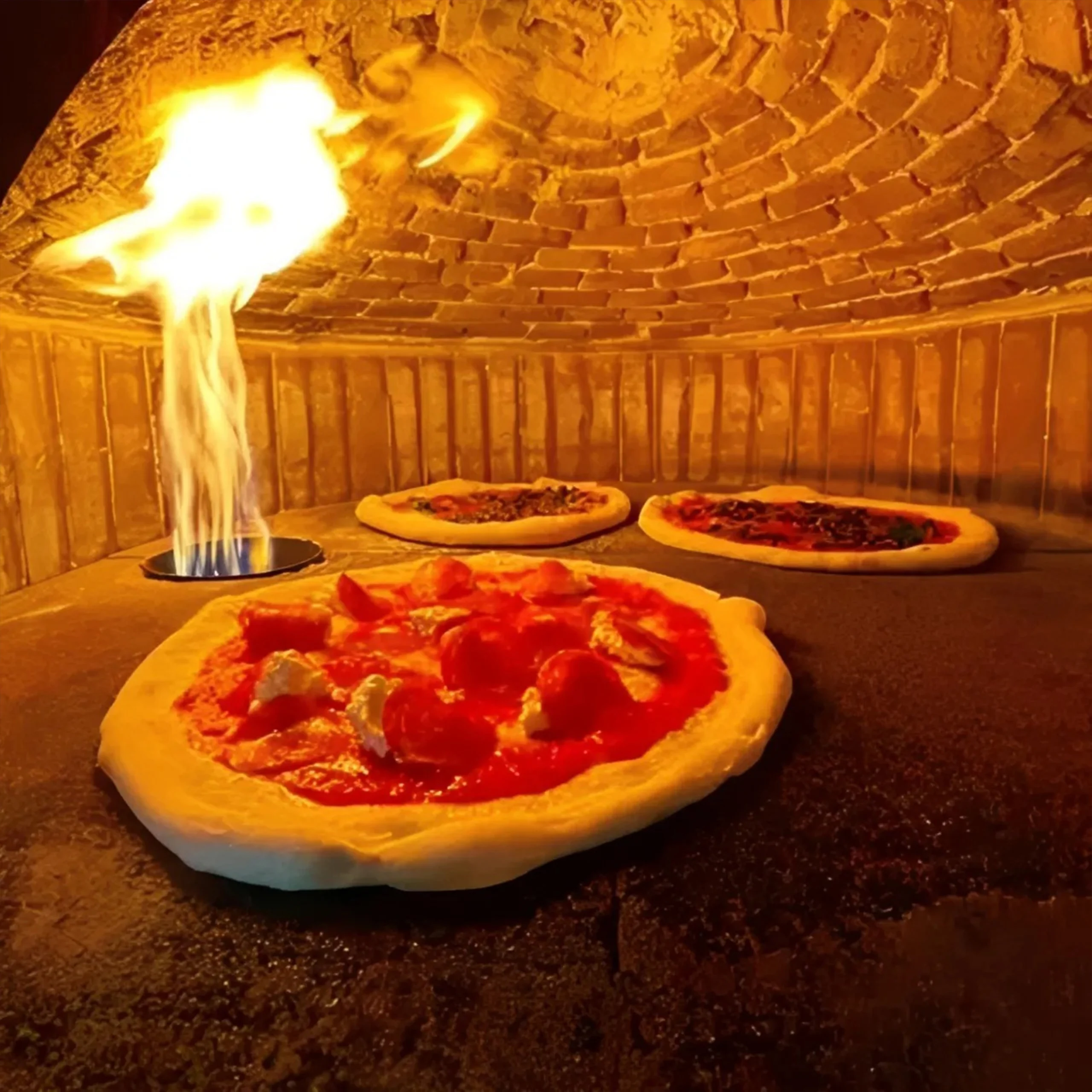 ALFA FORNI – GAS PIZZA OVEN – NAPOLI M130 (DOLOMITE BROWN) - Image 4